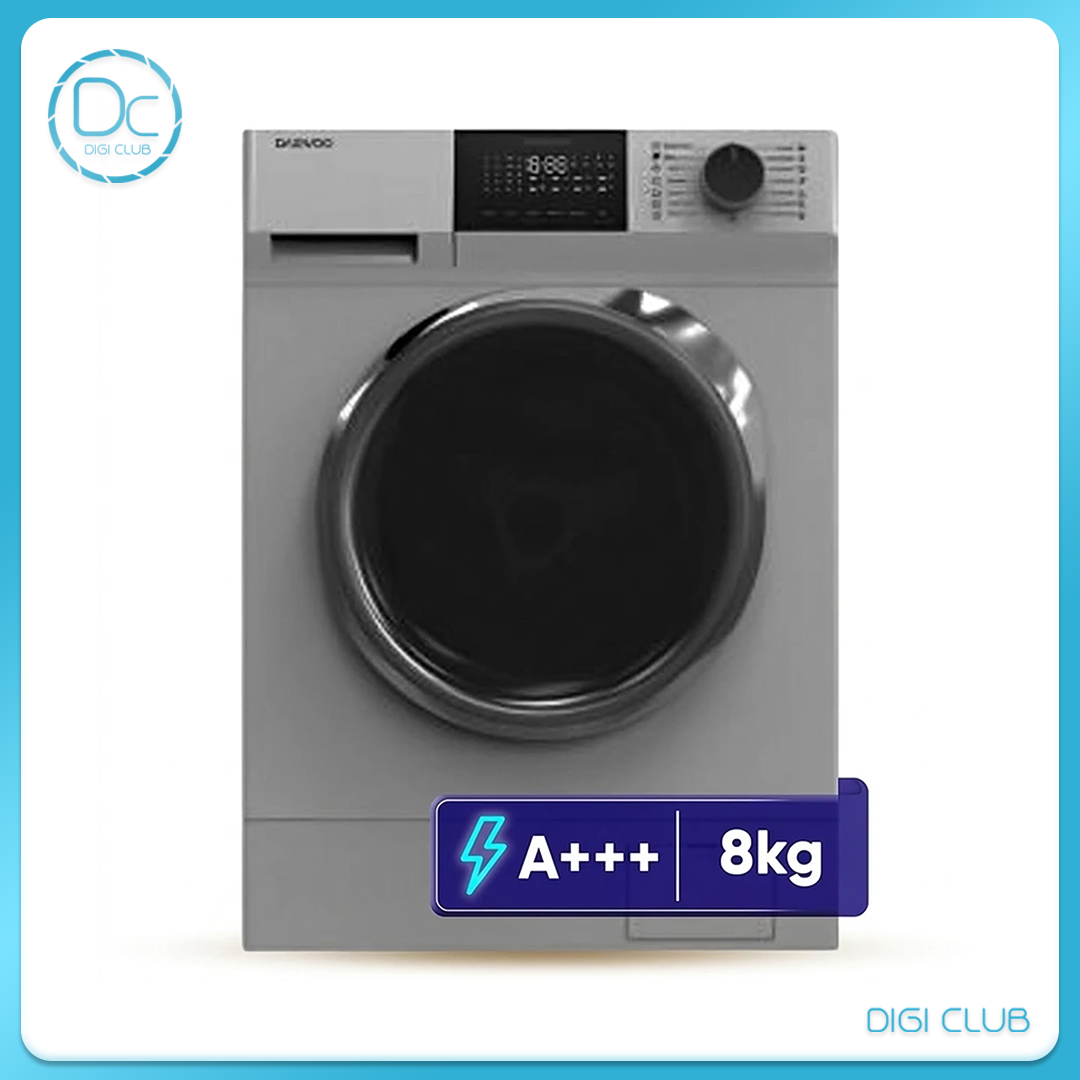 ماشین لباسشویی دوو مدل LM-811S نقره‌ای پنل نقره‌ای