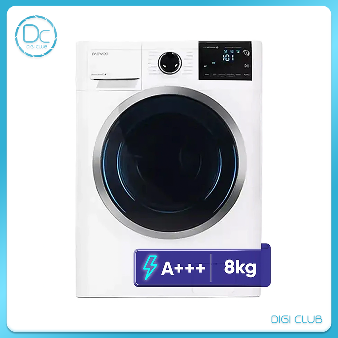 ماشین لباسشویی دوو مدل LM-850WW سفید پنل سفید