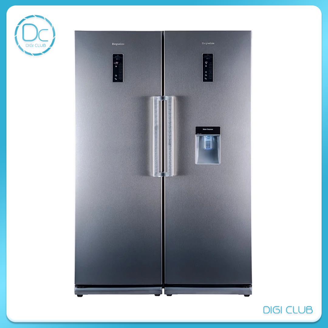 یخچال فریزر دوقلو دیپوینت مدل D5E استیل