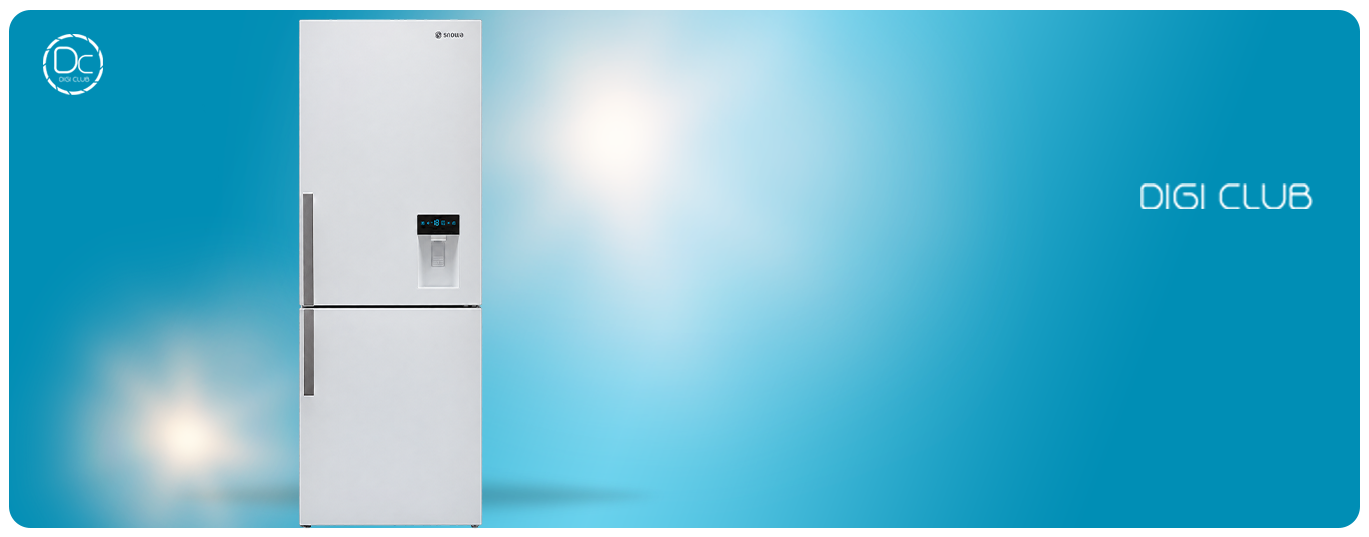 یخچال فریزر پایین اسنوا مدل SBDi-S100-LW سفید چرمی