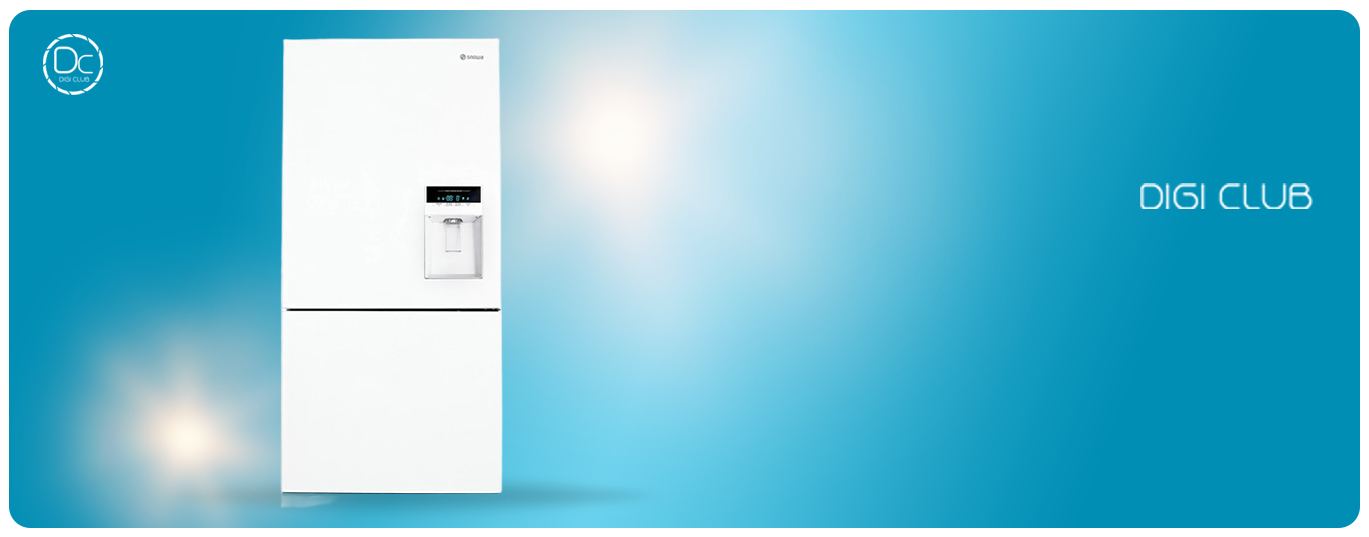 یخچال فریزر پایین اسنوا مدل SBDi-L301-LW سفید چرمی