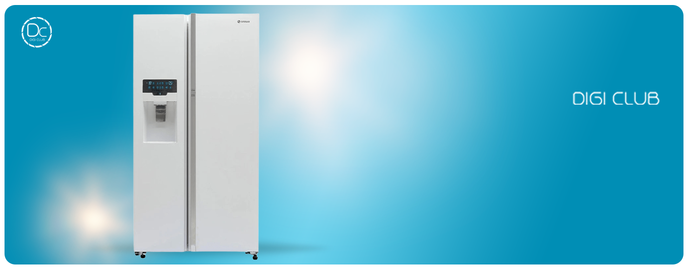 یخچال فریزر ساید بای ساید اسنوا مدل ARS3Di-M200-W سری فرنیا/گالری